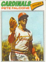 1977 Topps Baseball Cards      205     Pete Falcone